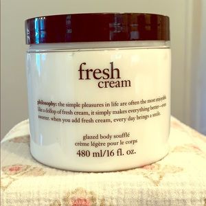 16 oz Philosophy Fresh Cream glazed body s…